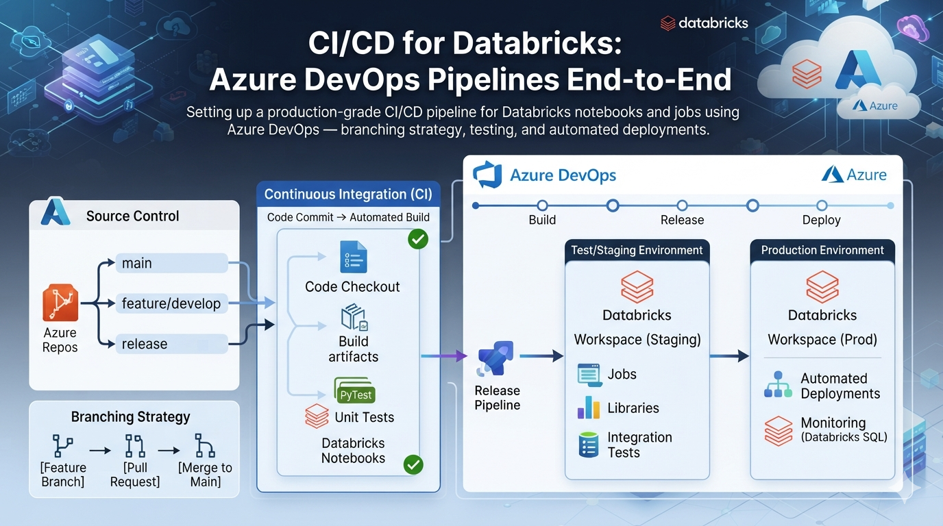 CI/CD for Databricks: Azure DevOps Pipelines End-to-End